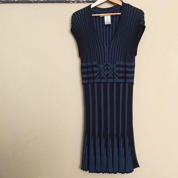 Max Studio Dresses & Skirts - Art Deco-Style Knit Dress